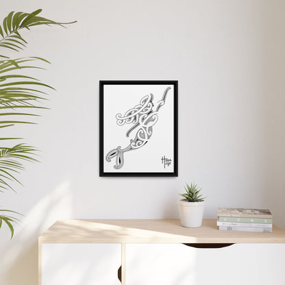 Framed Kirituhi Mermaid Matte Canvas Print
