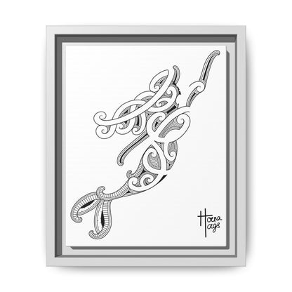 Framed Kirituhi Mermaid Matte Canvas Print