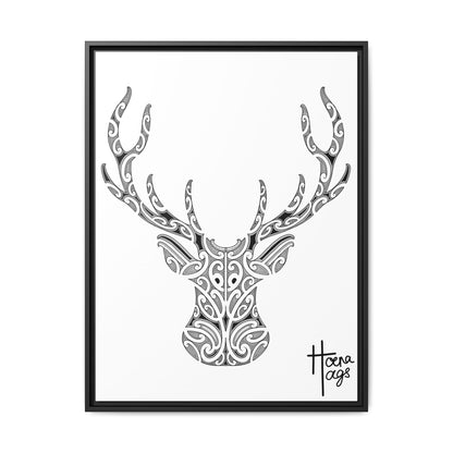 FRAMED KIRITUHI STAG/DEER MATTE CANVAS PRINT