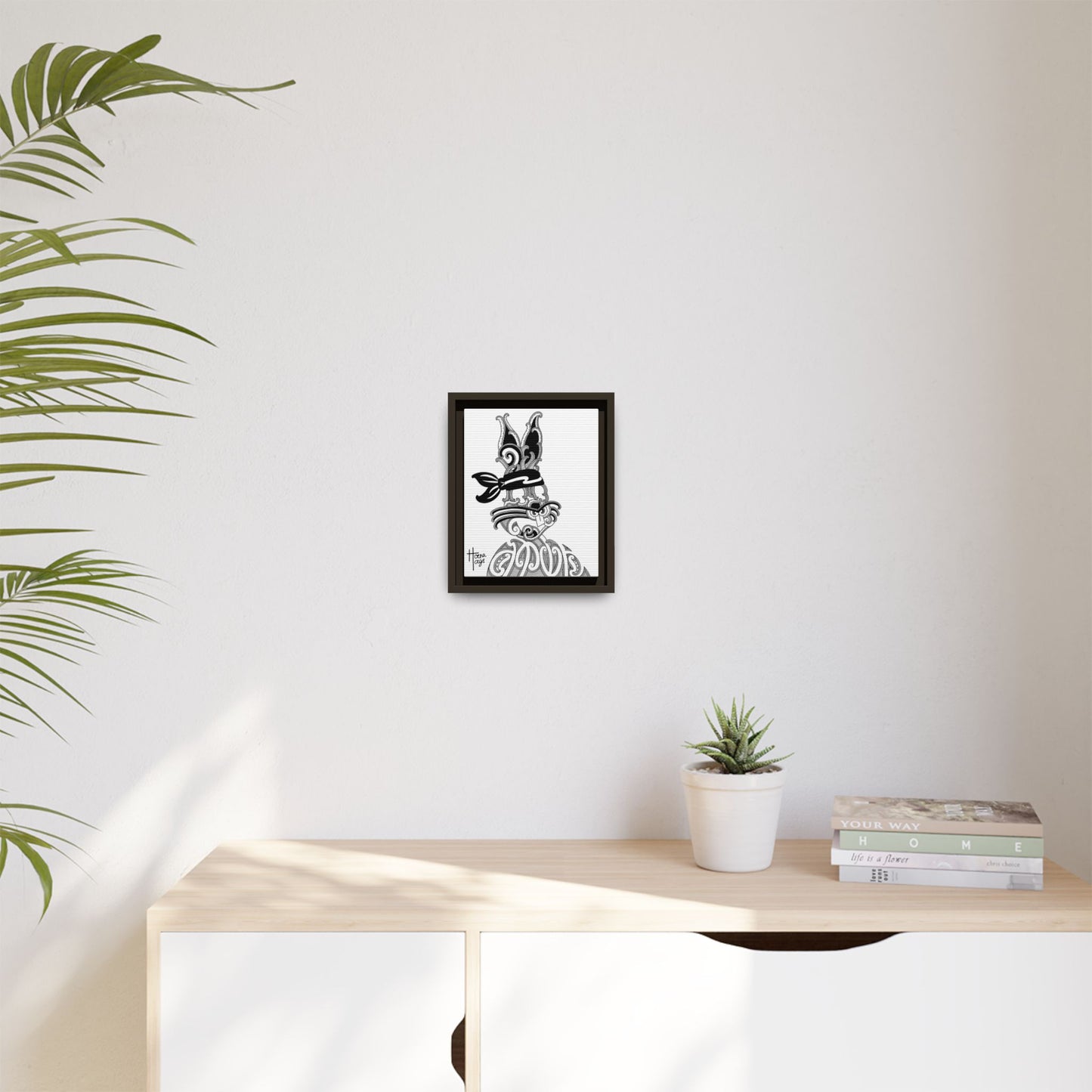 FRAMED KIRITUHI BUGS BUNNY MATTE CANVAS PRINT