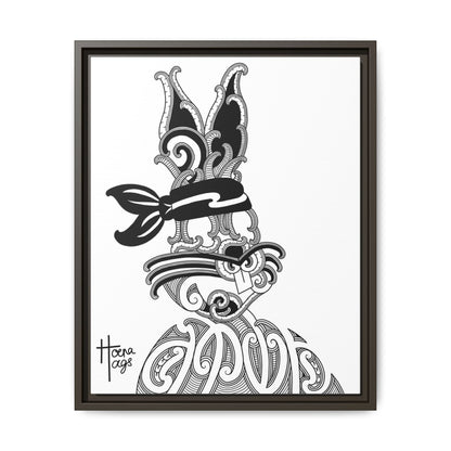 FRAMED KIRITUHI BUGS BUNNY MATTE CANVAS PRINT