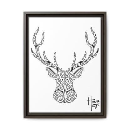 FRAMED KIRITUHI STAG/DEER MATTE CANVAS PRINT
