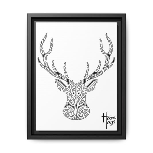 FRAMED KIRITUHI STAG/DEER MATTE CANVAS PRINT
